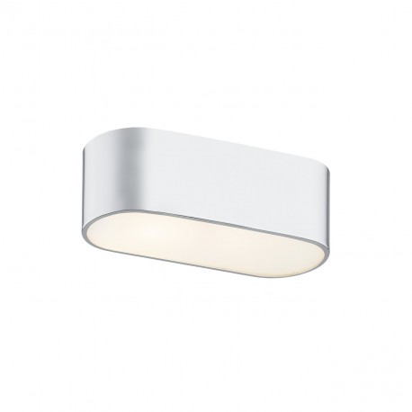 Argon TONI plafon 2 pł. 2x15W (max) mleczny chrom 907