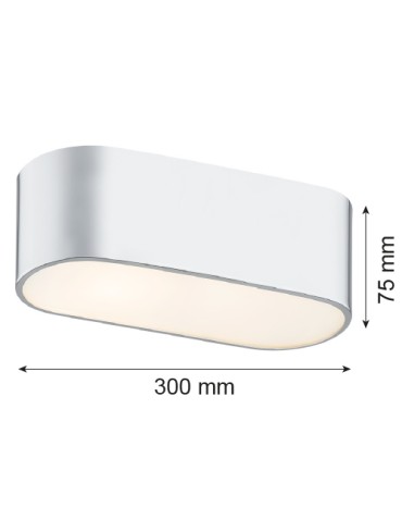 Argon TONI plafond 2 fl. 2x15W (max) milky chrome 907 - product 2