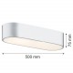 Argon TONI plafon 3 pł. 3x15W (max) mleczny chrom 6004