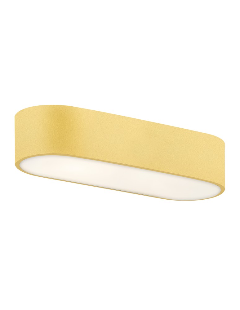 Gold plafonds - Argon TONI plafond 3 fl. 3x15W (max) milky gold structure 6005 - product kolory-swiatla.pl 1