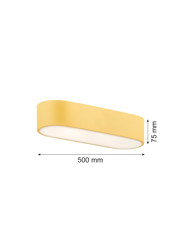 Gold plafonds - Argon TONI plafond 3 fl. 3x15W (max) milky gold structure 6005 - product kolory-swiatla.pl 2