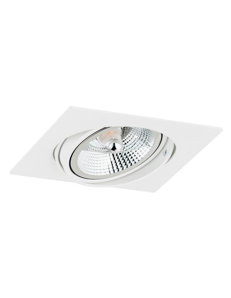 Square flush-mounted lamps - Argon OLIMP PLUS 1 fl. ceiling luminaire 1x12W (max) white structure 4745 BZ - product kolory-swiatla.pl 2
