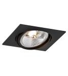 Square flush-mounted lamps - Argon OLIMP PLUS 1 fl. ceiling luminaire 1x12W (max) black structure 4746 BZ - product 1