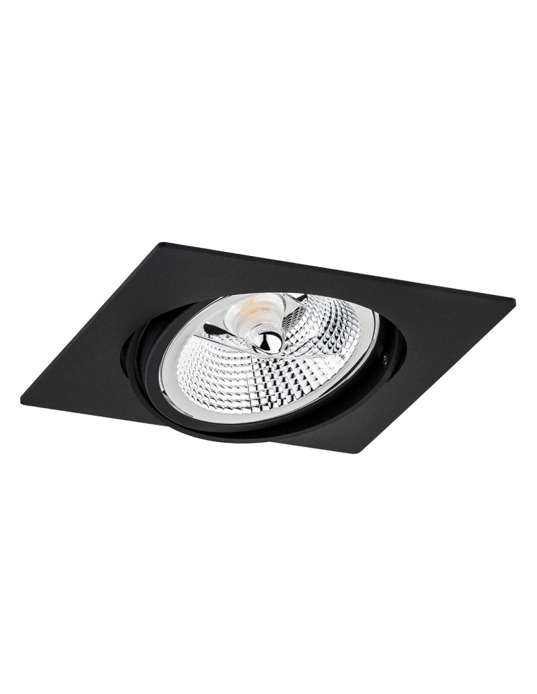 Square flush-mounted lamps - Argon OLIMP PLUS 1 fl. ceiling luminaire 1x12W (max) black structure 4746 BZ - product kolory-swiatla.pl 2