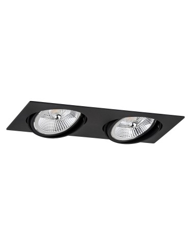 Argon OLIMP PLUS 2 fl. ceiling luminaire 2x12W (max) black structure 1047 BZ - product 2