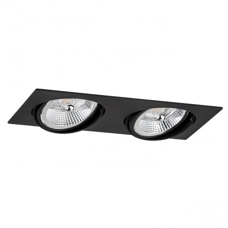 Argon OLIMP PLUS oprawa stropowa 2 pł. 2x12W (max) czarny struktura 1047 BZ