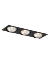 Argon OLIMP PLUS oprawa stropowa 3 pł. 3x12W (max) czarny struktura 6116 BZ