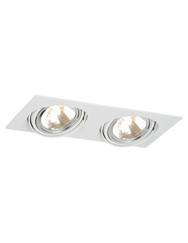 Argon OLIMP 2 fl. ceiling luminaire 2x6W LED (max) white structure 785