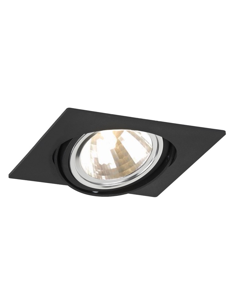 Square flush-mounted lamps - Argon OLIMP ceiling luminaire 1 pł 1x6W LED (max) black structure 3656 - product kolory-swiatla.pl 1