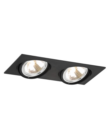 Argon OLIMP ceiling light fixture 2 fl. 2x6W LED (max) black structure 787