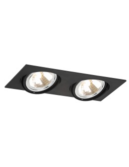 Argon OLIMP oprawa stropowa 2 pł. 2x6W LED (max) czarny struktura 787