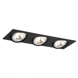 Argon OLIMP oprawa stropowa 3 pł. 3x6W LED (max) czarny struktura 1329
