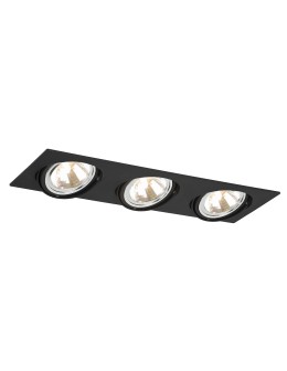 Argon OLIMP oprawa stropowa 3 pł. 3x6W LED (max) czarny struktura 1329