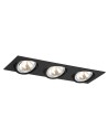 Argon OLIMP 3 fl. ceiling light fixture 3x6W LED (max) black structure 1329