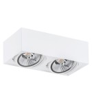 Ceiling spot lights - Argon RODOS PLUS plafond 2 fl. 2x12W (max) white structure 1048 BZ - product 2
