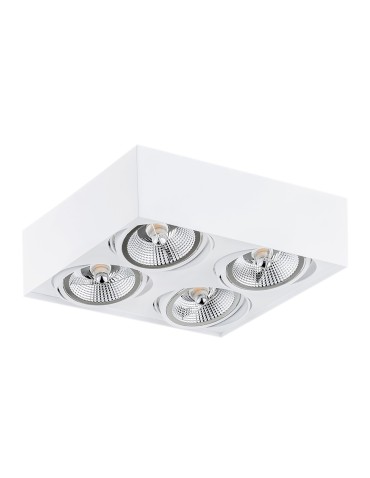 Argon RODOS PLUS plafon 4 pł. 4x12W (max) biały struktura 1744 BZ - produkt 2