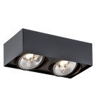 Ceiling spot lights - Argon RODOS PLUS plafond 2 fl. 2x12W (max) black structure 1049 BZ - product 1