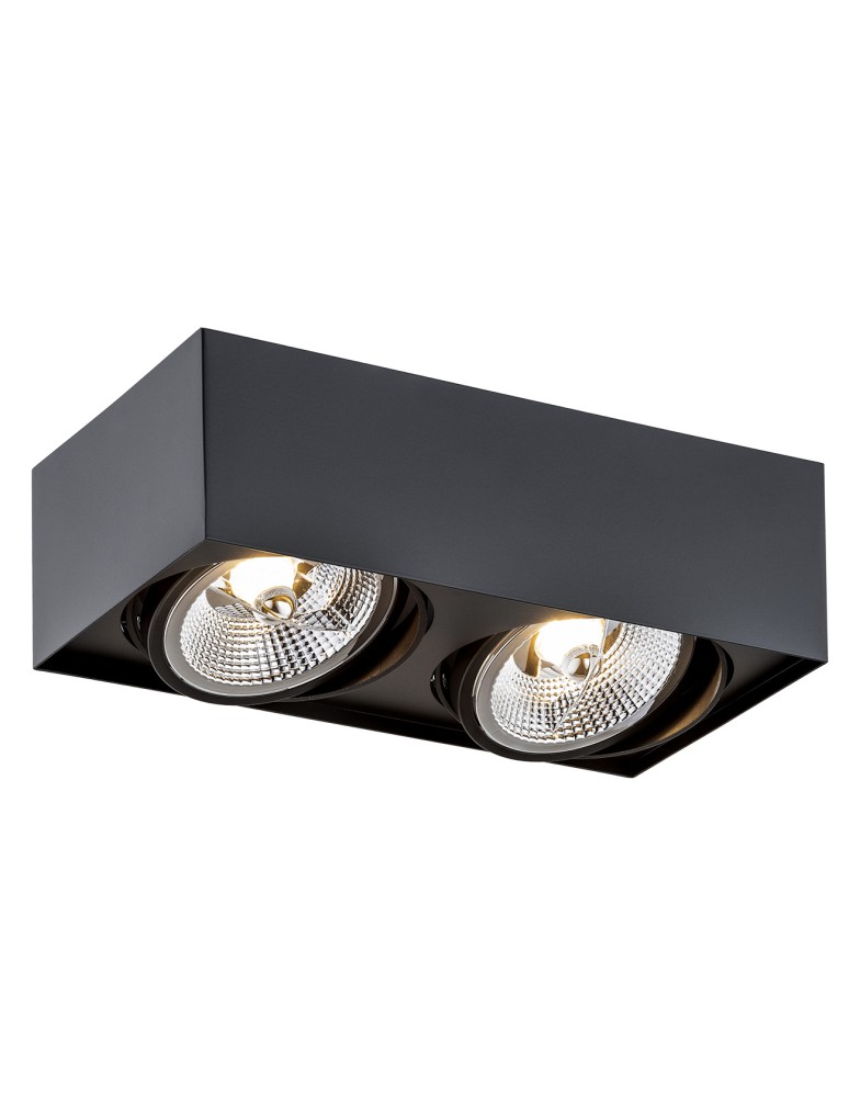 Ceiling spot lights - Argon RODOS PLUS plafond 2 fl. 2x12W (max) black structure 1049 BZ - product kolory-swiatla.pl 1