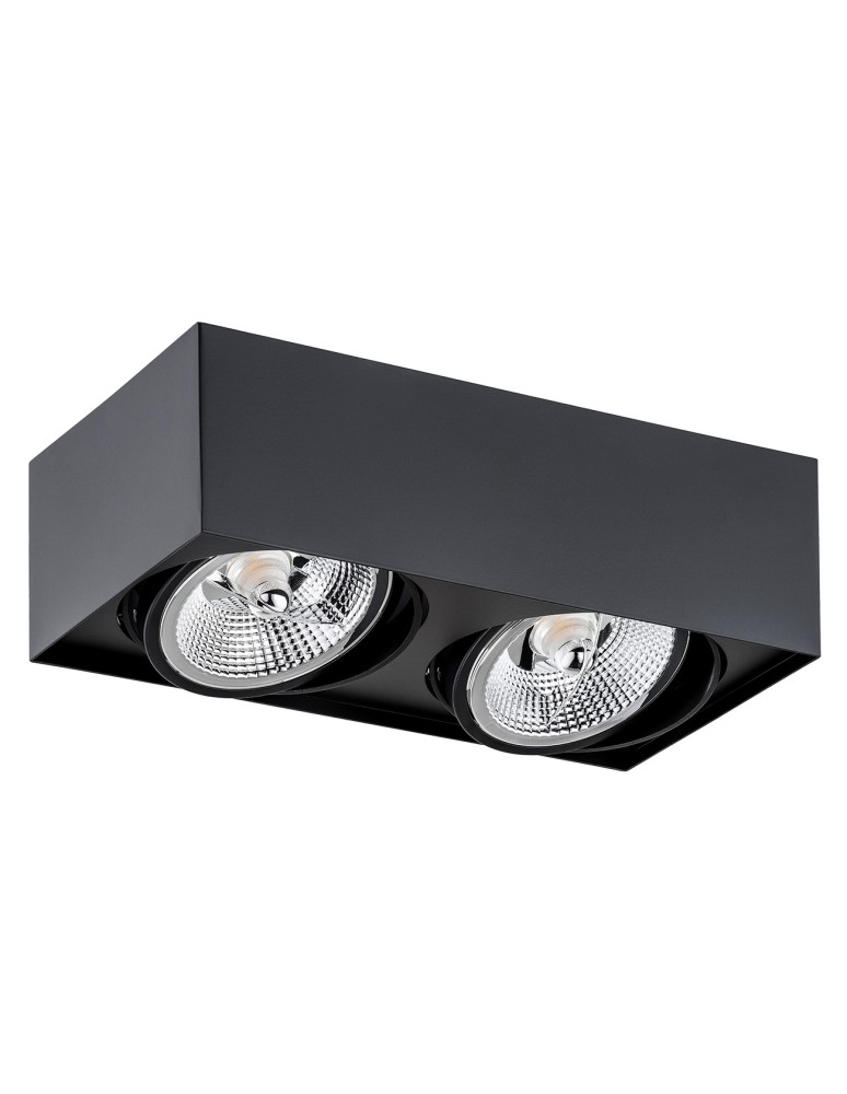 Ceiling spot lights - Argon RODOS PLUS plafond 2 fl. 2x12W (max) black structure 1049 BZ - product kolory-swiatla.pl 2
