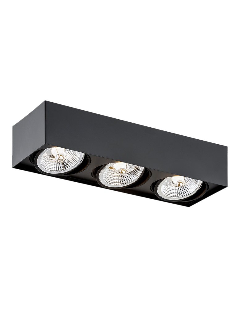Ceiling spot lights - Argon RODOS PLUS plafond 3 fl. 3x12W (max) black structure 6118 BZ - product kolory-swiatla.pl 1