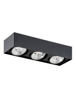 Argon RODOS PLUS plafon 3 pł. 3x12W (max) czarny struktura 6118 BZ - produkt 2