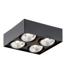 Ceiling spot lights - Argon RODOS PLUS plafond 4 fl. 4x12W (max) black structure 1745 BZ - product 1
