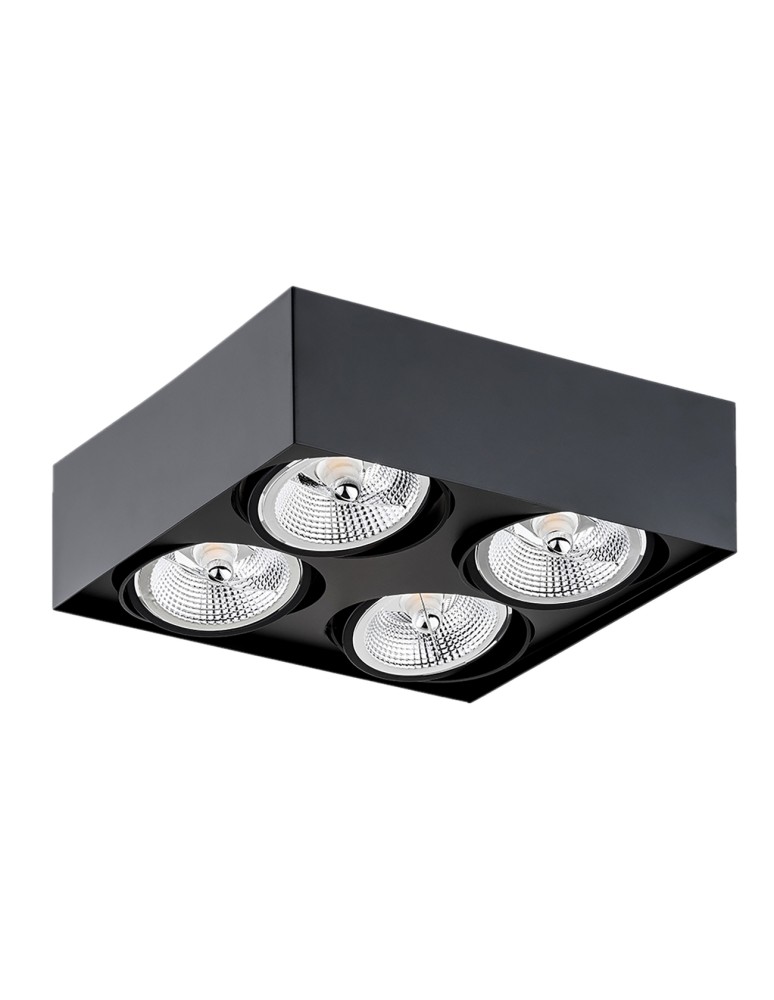 Ceiling spot lights - Argon RODOS PLUS plafond 4 fl. 4x12W (max) black structure 1745 BZ - product kolory-swiatla.pl 2