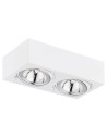 Argon RODOS plafond 2 fl. 2x6W LED (max) white structure 581