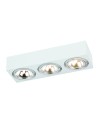 Argon RODOS plafond 3 fl. 3x6W LED (max) white structure 1088