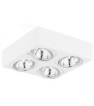 Ceiling spot lights - Argon RODOS plafond 4 fl. 4x6W LED (max) white structure 1540 - product 1