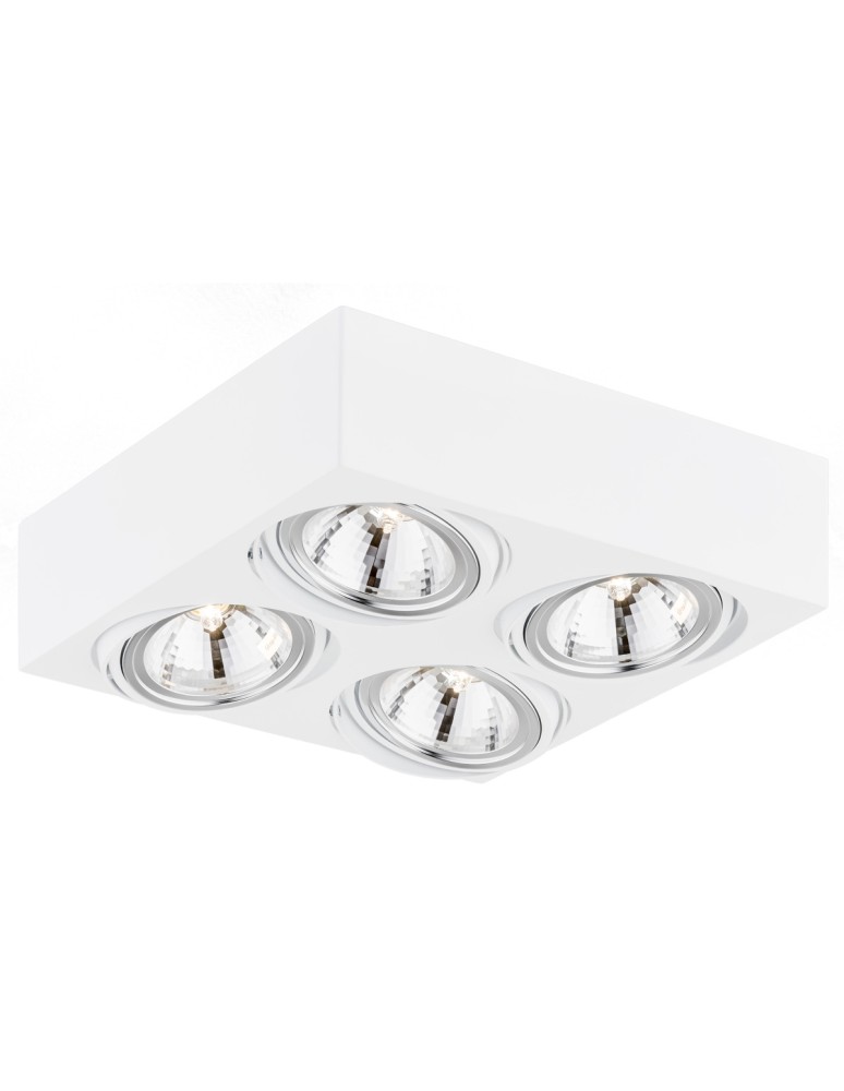 Ceiling spot lights - Argon RODOS plafond 4 fl. 4x6W LED (max) white structure 1540 - product kolory-swiatla.pl 1