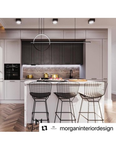 Argon RODOS plafon 1 pł. 1x6W LED (max) czarny struktura 346 - produkt 2