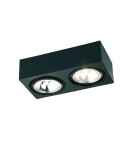Ceiling spot lights - Argon RODOS plafond 2 fl. 2x6W LED (max) black structure 617 - product 1