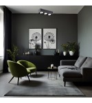 Ceiling spot lights - Argon RODOS plafond 3 fl. 3x6W LED (max) black structure 1119 - product 2