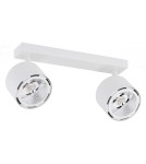 Adjustable ceiling lamps - spots - Argon CLEVLAND plafond 2 fl. 2x12W (max) white structure 1031 BZ - product 4