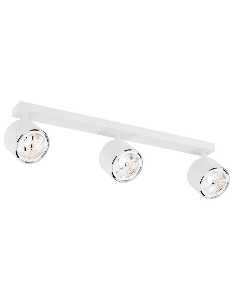 Adjustable ceiling lamps - spots - Argon CLEVLAND plafond 3 fl. 3x12W (max) white structure 6100 BZ - product kolory-swiatla.pl 1