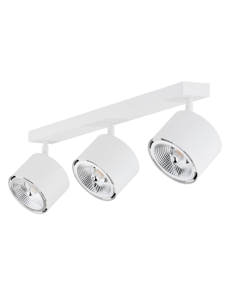 Adjustable ceiling lamps - spots - Argon CLEVLAND plafond 3 fl. 3x12W (max) white structure 6100 BZ - product kolory-swiatla.pl 2