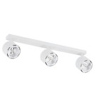 Adjustable ceiling lamps - spots - Argon CLEVLAND plafond 3 fl. 3x12W (max) white structure 6100 BZ - product 4