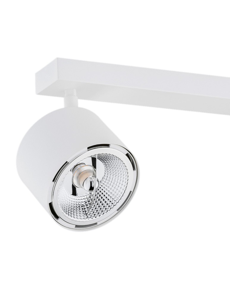 Adjustable ceiling lamps - spots - Argon CLEVLAND plafond 3 fl. 3x12W (max) white structure 6100 BZ - product kolory-swiatla.pl 6