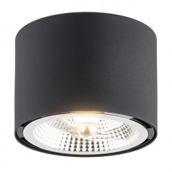 Argon CLEVLAND plafon 1 pł. 1x12W (max) czarny struktura 4691 BZ