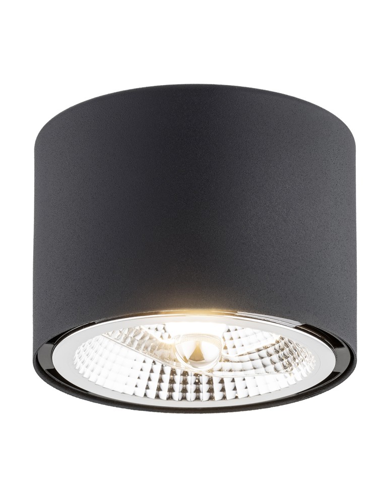 Round ceiling luminaires - Argon CLEVLAND plafond 1 fl. 1x12W (max) black structure 4691 BZ - product kolory-swiatla.pl 1
