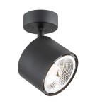 Argon CLEVLAND reflektor 1 pł. 1x12W (max) czarny struktura 4703 BZ