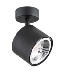 Argon CLEVLAND reflektor 1 pł. 1x12W (max) czarny struktura 4703 BZ