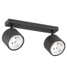 Adjustable ceiling lamps - spots - Argon CLEVLAND plafond 2 fl. 2x12W (max) black structure 1032 BZ - product 1