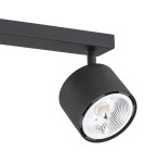 Adjustable ceiling lamps - spots - Argon CLEVLAND plafond 2 fl. 2x12W (max) black structure 1032 BZ - product 2