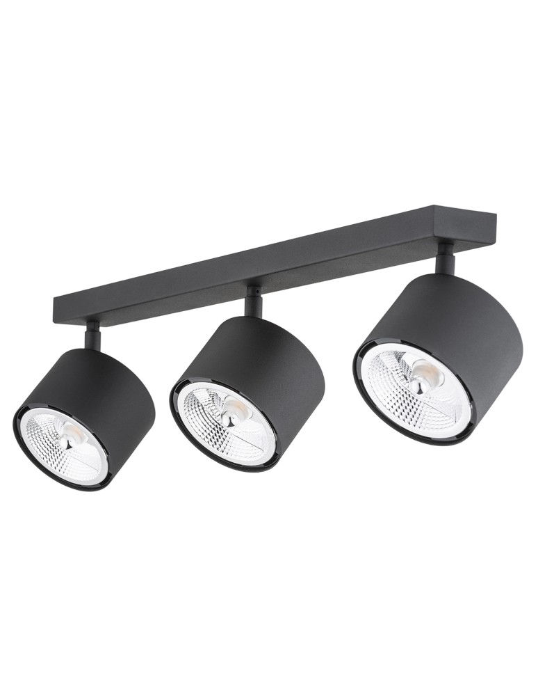 Adjustable ceiling lamps - spots - Argon CLEVLAND plafond 3 fl. 3x12W (max) black structure 6101 BZ - product kolory-swiatla.pl 3