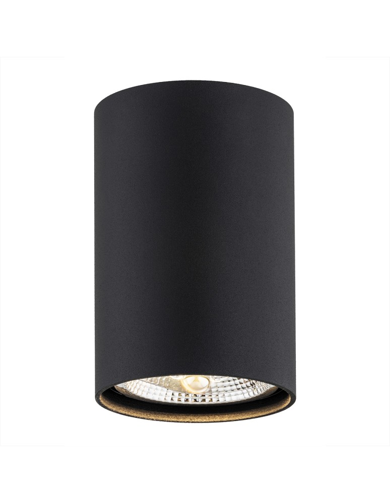 Round ceiling luminaires - Argon TUBO plafond 1 fl. 1x12W (max) black structure 4909 BZ - product kolory-swiatla.pl 1