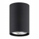 Argon TUBO plafon 1 pł. 1x12W (max) czarny struktura 4909 BZ