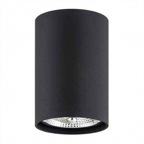 Argon TUBO plafon 1 pł. 1x12W (max) czarny struktura 4909 BZ