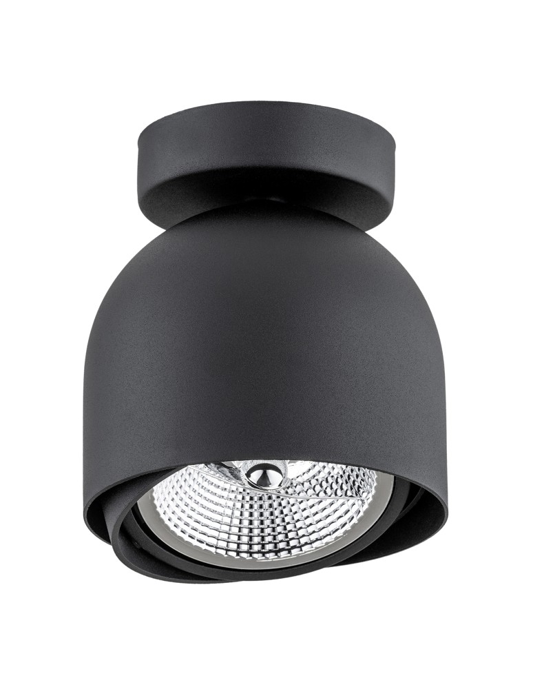 Argon GARLAND plafon 1 pł. 1x12W (max) czarny struktura 4711 BZ